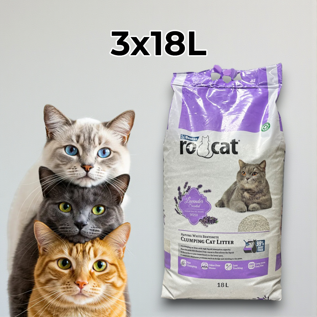 Rocat Lavender 18L - 3+ Cat Home Plan
